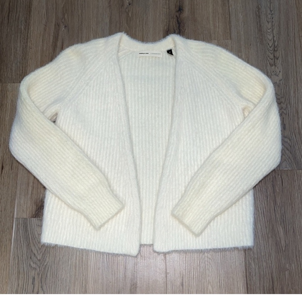 NWT Sleeping on Snow by Anthropologie Cream Women's LS Cardigan - Picture 14 of 15